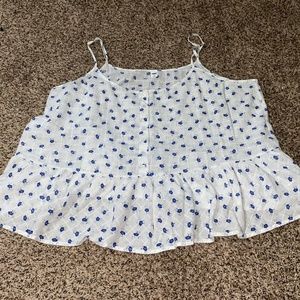 Old Navy Peplum Tank 💙